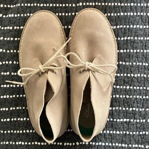 Clarks Tan Suede Lace-Up Bushacre 3 Boot